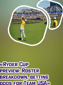 Ryder cup player odds